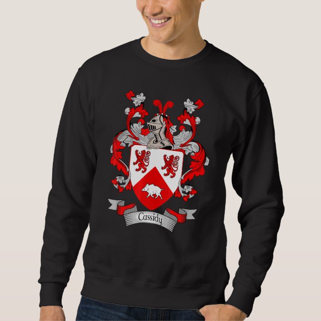 Sudadera Escudo De Armas Cassidy Cassidy Apellido Crest (Anverso)