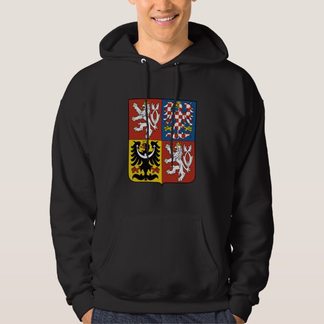 Sudadera Escudo de armas CZ de la República Checa (Anverso)