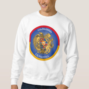 Sudadera Escudo de armas de Armenia en forma circular