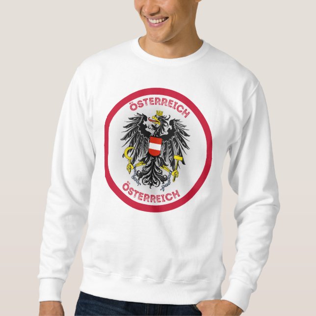 Sudadera Escudo de Armas de Austria en forma circular  (Anverso)