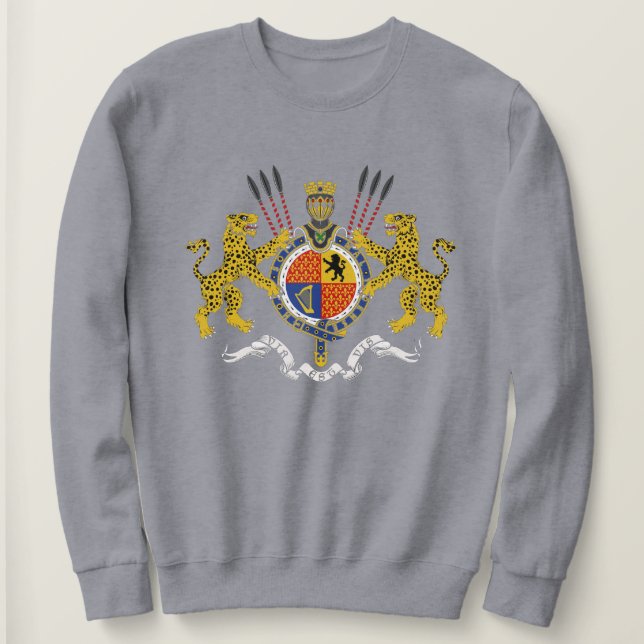 Sudadera Escudo de armas de carbón Knight (Anverso del diseño)