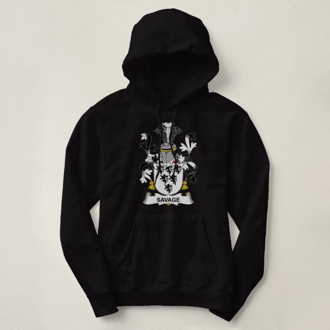 Sudadera Escudo de armas de corte familiar   (Diseño del anverso)