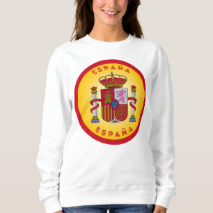 Sudadera Escudo de Armas de España en Forma de Círculo 