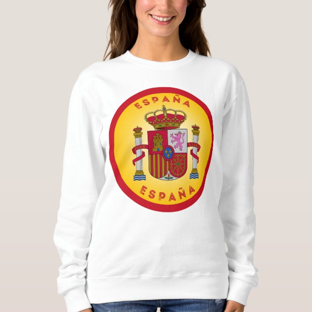 Sudadera Escudo de Armas de España en Forma de Círculo  (Anverso)