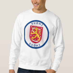 Sudadera Escudo de armas de Finlandia en forma circular