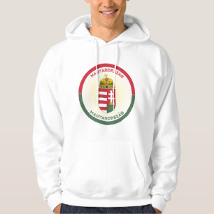 Sudadera Escudo de Armas de Hungría en Forma de Círculo