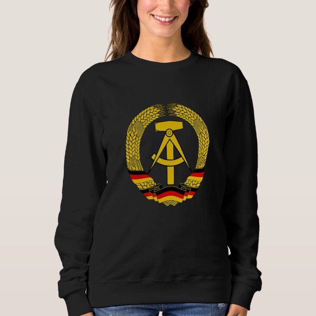 Sudadera Escudo De Armas De La Embajada De La República Dem (Anverso)