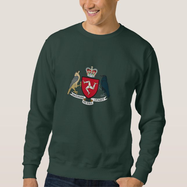 Sudadera Escudo de armas de Manx (Anverso)