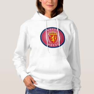 Sudadera Escudo de armas de Noruega en forma circular