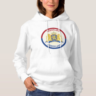 Sudadera Escudo de Armas de Países Bajos en forma circular
