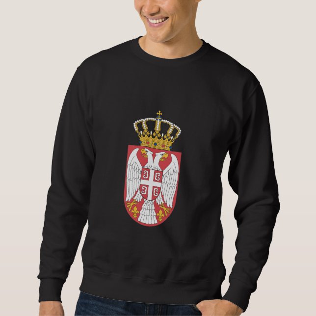 Sudadera Escudo de armas de Serbia (Anverso)