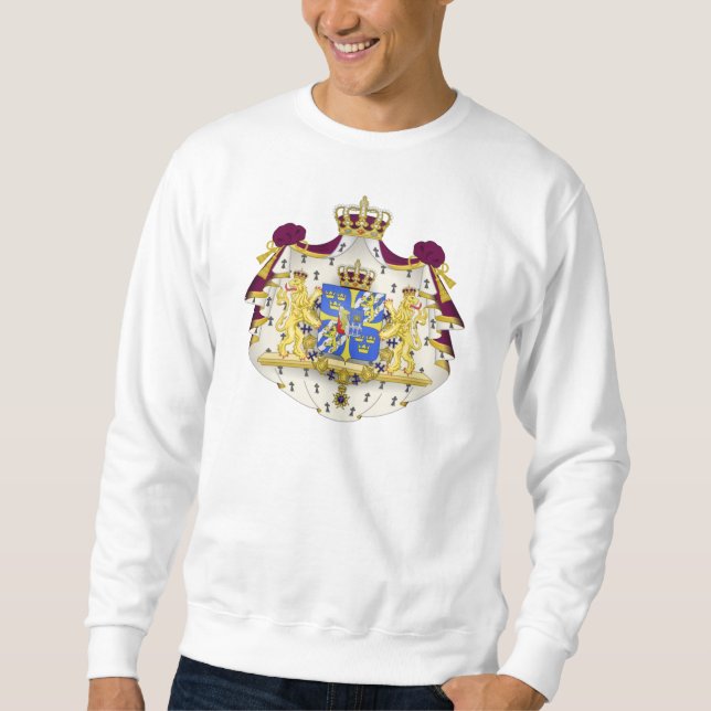 Sudadera Escudo de armas de Suecia (Anverso)
