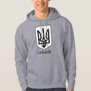Sudadera Escudo de Armas de Ucrania Arte Minimalista