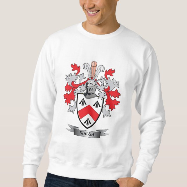 Sudadera Escudo de armas de Walsh (Anverso)