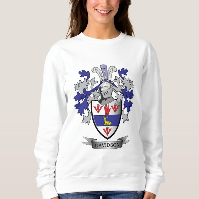 Sudadera Escudo de armas del escudo de la familia de (Anverso)