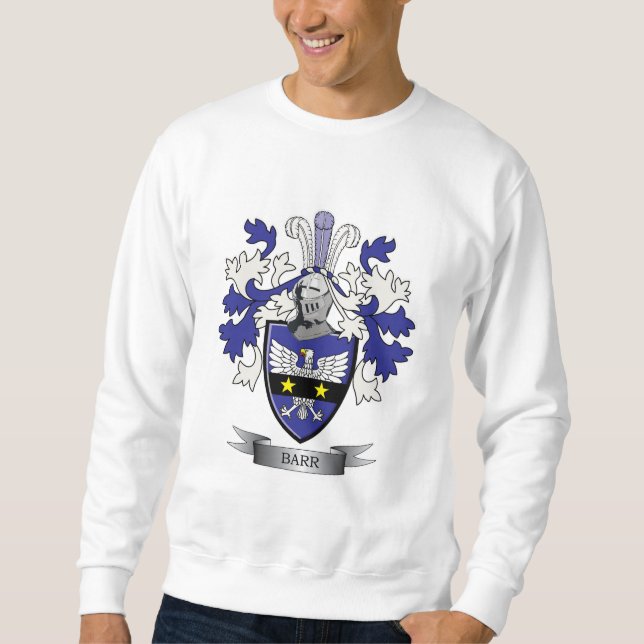Sudadera Escudo de armas del escudo de la familia de Barr (Anverso)