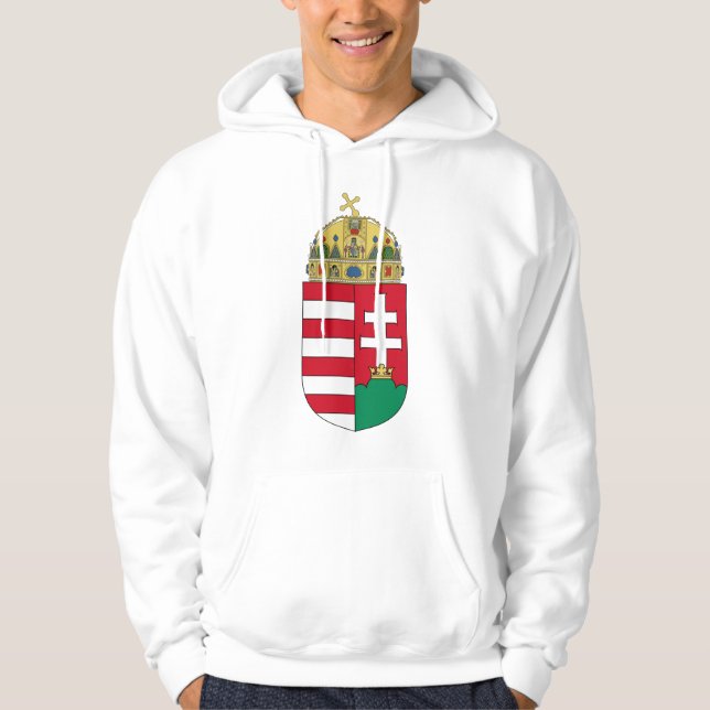 Sudadera Escudo de armas HU de Hungría (Anverso)