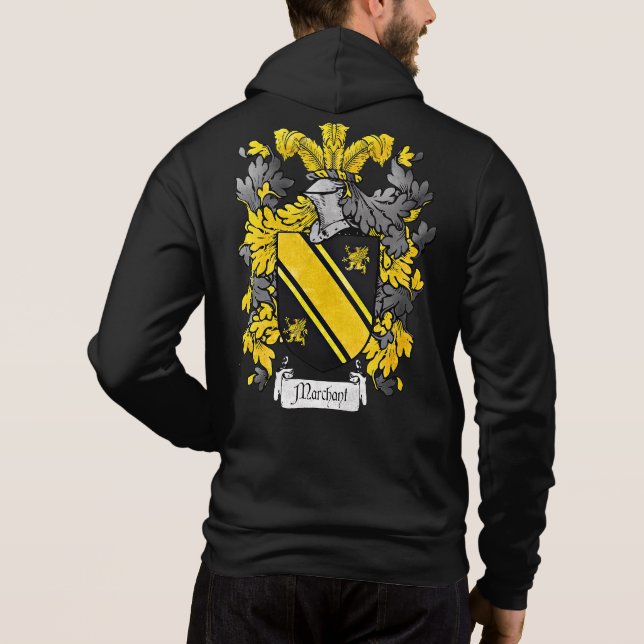 Sudadera Escudo de armas marcadamente Hoodie (Reverso)