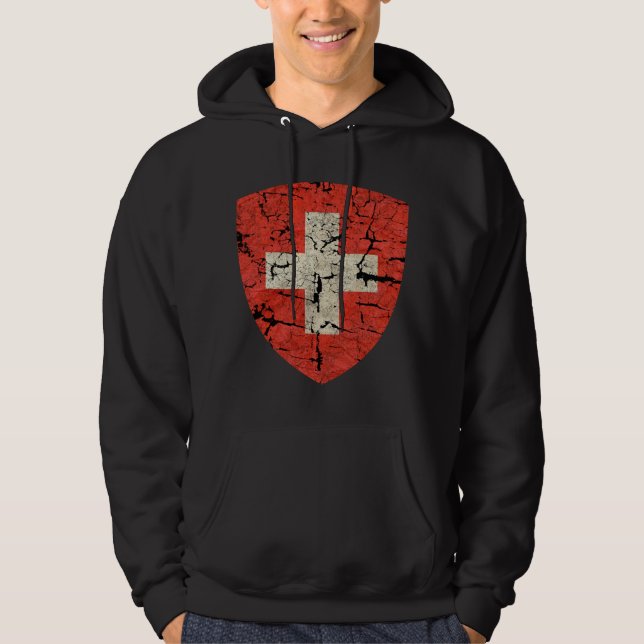 Sudadera Escudo de armas suizo, apenado (Anverso)