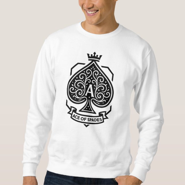 Sudadera Escudo de As of Spades — Filigree coronado (Anverso)