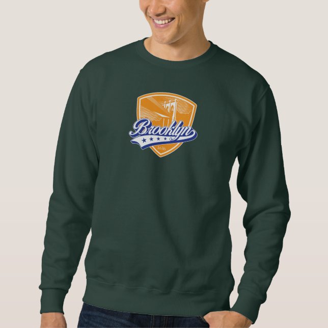Sudadera Escudo de Brooklyn con diseño Swoosh (Anverso)
