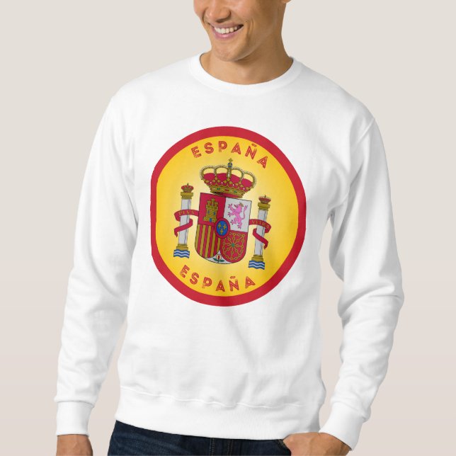 Sudadera Escudo de España en forma circular  (Anverso)