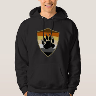 SUDADERA ESCUDO DE GARRA DE OSO ORGULLO GAY