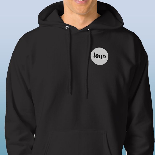 Sudadera Escudo de logotipos simples Empresa promocional (Logo crest business promotional hoodie)
