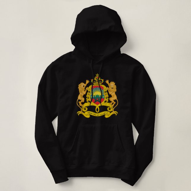 Sudadera Escudo de Marruecos: recuerdo de la bandera de los (Diseño del anverso)