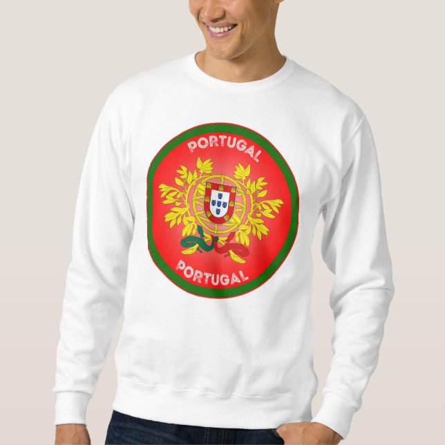 Sudadera Escudo de Portugal en forma circular  (Anverso)