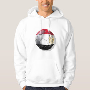 Sudadera Escudo egipcio del oro del balón de fútbol de