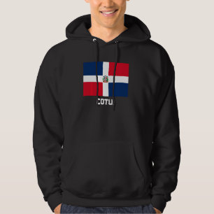 Sudadera Escudo Escudo Bandera de la República Dominicana