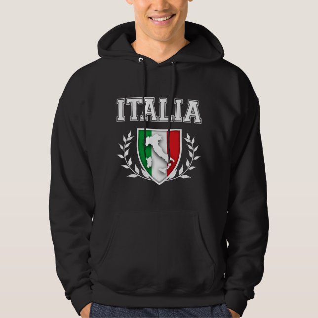 Sudadera Escudo italiano de la bandera (Anverso)