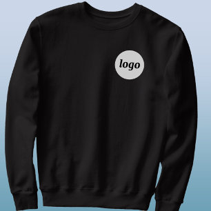 Sudadera Escudo promocional de logotipos sencillos para emp