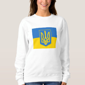 Sudadera Escudo tridente de armas de símbolo ucraniano
