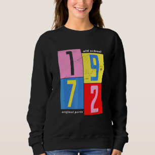 Sudadera Escuela Antigua de Piezas Originales de 1972