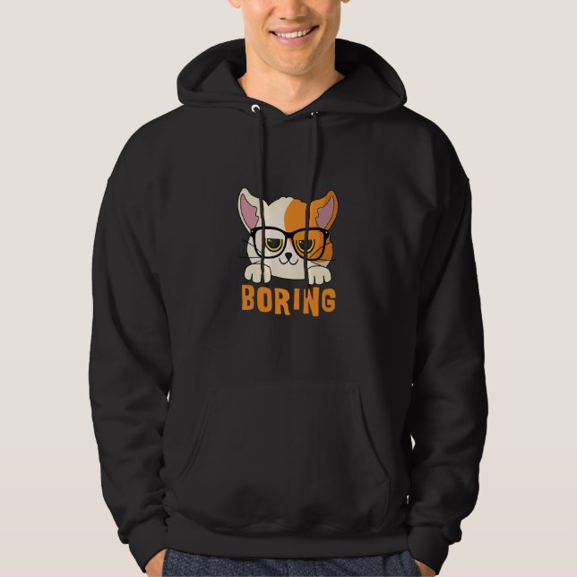 Sudadera Escuela de Boring Cat Meme Meow Kittens (Anverso)