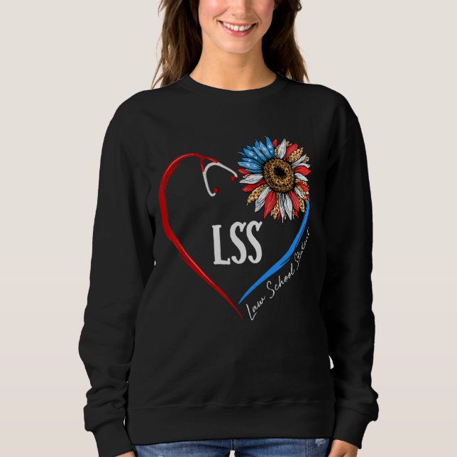 Sudadera Escuela de Leyes Lss Estudiante Futuro Abogado Sun (Anverso)