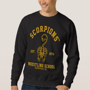 Sudadera Escuela de Lucha Scorpions Estilo Vintage