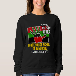 Sudadera Escuela de Medicina de Morehouse, MSM, Rojo, Negro