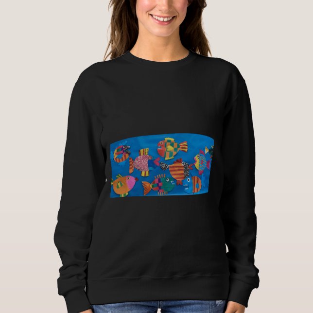 Sudadera Escuela De Pescado (Anverso)