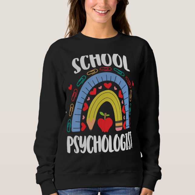 Sudadera Escuela de Psicología Rainbow Acedamic (Anverso)