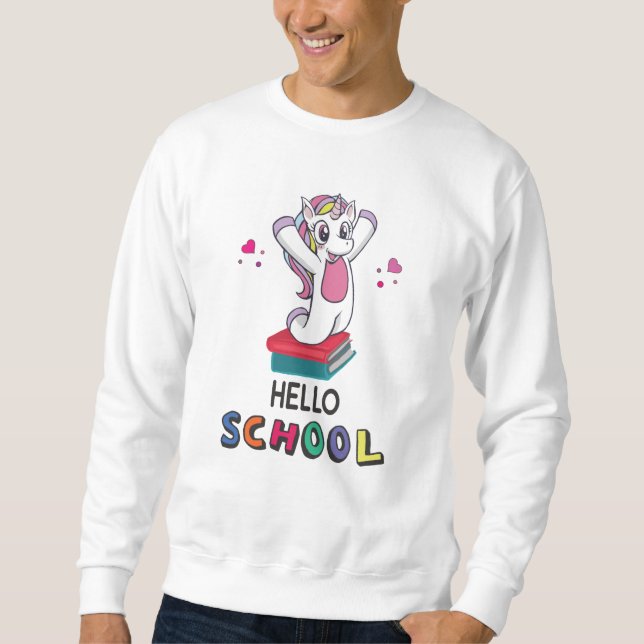 Sudadera Escuela de saludos (Anverso)
