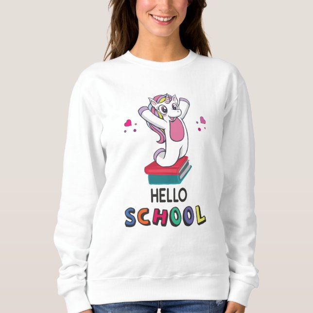 Sudadera Escuela de saludos (Anverso)