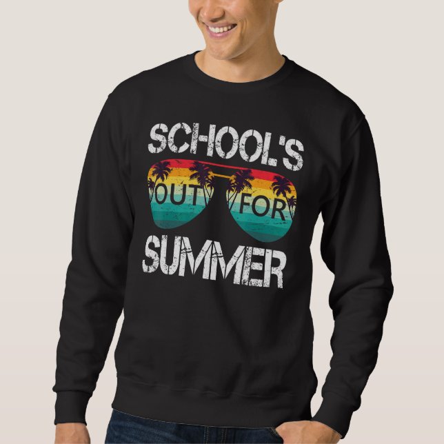 Sudadera Escuela de Vestimenta de Verano estilo Retro (Anverso)