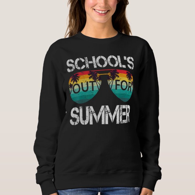Sudadera Escuela de Vestimenta de Verano estilo Retro (Anverso)