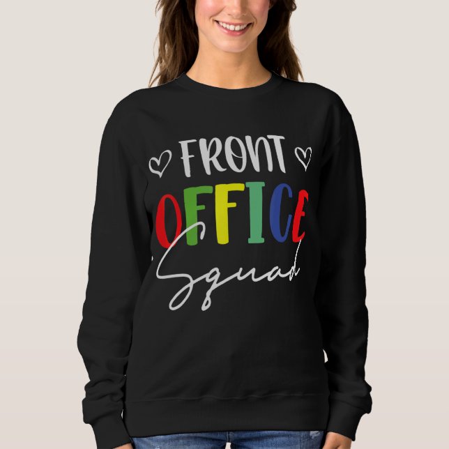 Sudadera Escuela Front Office Squad Crayon Love Fiancé (Anverso)