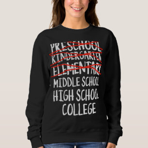 Sudadera Escuela Secundaria Elemental De Vuelta A La Escuel