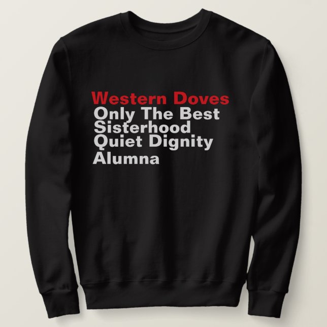 Sudadera Escuela Secundaria Occidental Baltimore (Anverso del diseño)