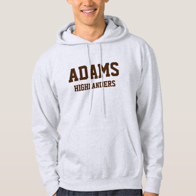 Sudadera Escuela Secundaria Rochester Adams Impresa Hoodie (Anverso)